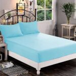 Fitted bedsheet (Sky Blue)