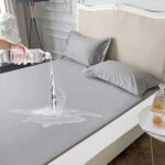 mattress cover waterproof ( gray )