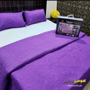 Diamond BedSpread purple