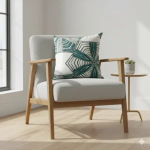 Watercolor Tropical Foliage Decorative Cushion