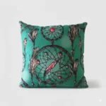 Feathered Dream Catcher Art Decorative Pillow