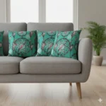 Feathered Dream Catcher Art Decorative Pillow