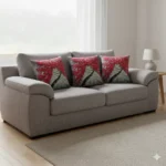 3D Textured Floral Tree Art Throw Pillow