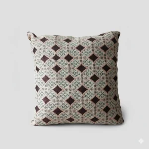 Luxury Jacquard Velvet Cushion Cover – Patterned Design
