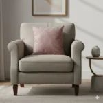 Pink Valvet Distressed Texture Throw Pillow - Image 2