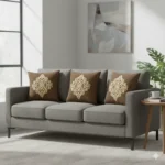 velvet whit motif cushion covers