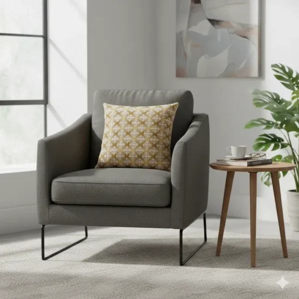 Woven Jacquard Accent Pillow - Image 2