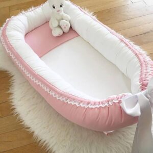 Snuggle Carry Bed for Baby - Simple pink