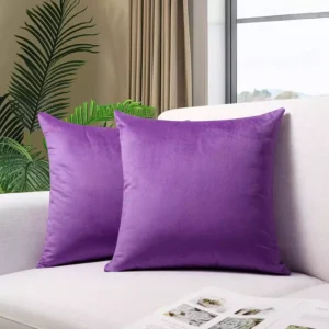 Velvet Cushion Covers purple