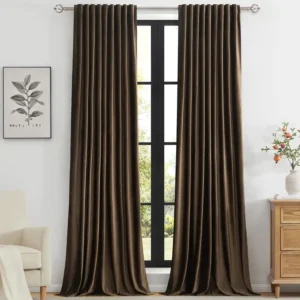 Velvet-Curtain-Brown