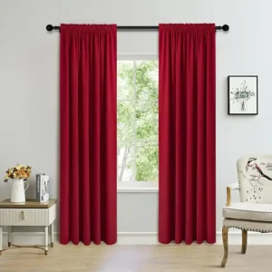 Velvet-Curtain-Red