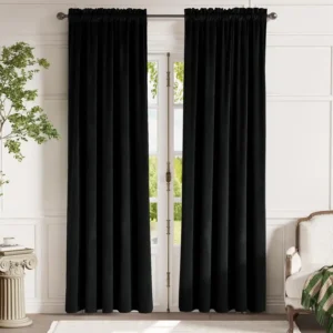 Velvet-Curtain-black