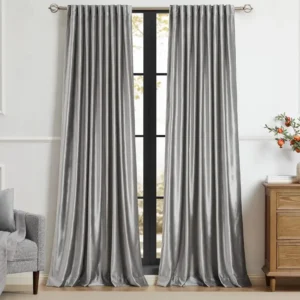 Velvet-Curtain-light-gray