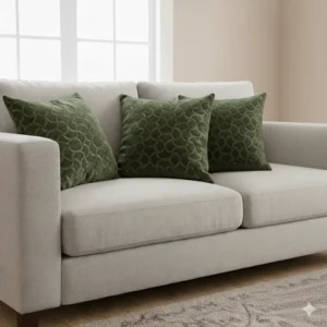 Luxury Jacquard Velvet Cushion Cover – Patterned Design