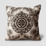 Luxury Jacquard Velvet Cushion Cover – Patterned Design