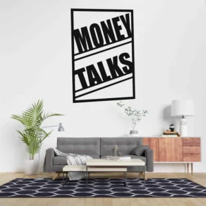 Modern Wooden Wall Art – Bold Typography Wall Decor