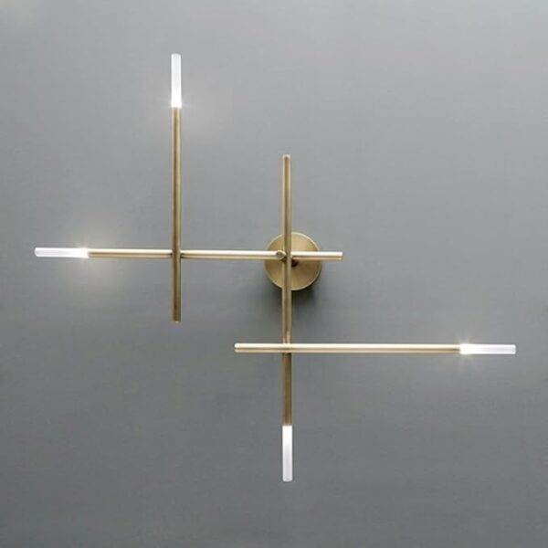 Modern Cross Line Wall Lamp Industrial Retro Wall Sconce Indoor Decorative Lighting Fixtures ，for Bedroom - Image 2