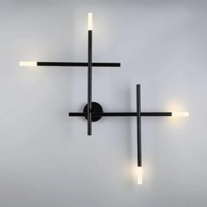 Modern Cross Line Wall Lamp Industrial Retro Wall Sconce Indoor Decorative Lighting Fixtures ，for Bedroom
