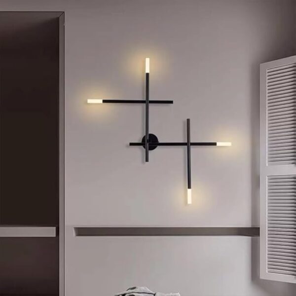 Modern Cross Line Wall Lamp Industrial Retro Wall Sconce Indoor Decorative Lighting Fixtures ，for Bedroom - Image 6