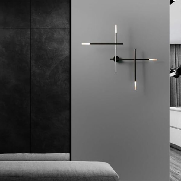 Modern Cross Line Wall Lamp Industrial Retro Wall Sconce Indoor Decorative Lighting Fixtures ，for Bedroom - Image 3