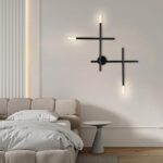 Modern Cross Line Wall Lamp Industrial Retro Wall Sconce Indoor Decorative Lighting Fixtures ，for Bedroom - Image 4