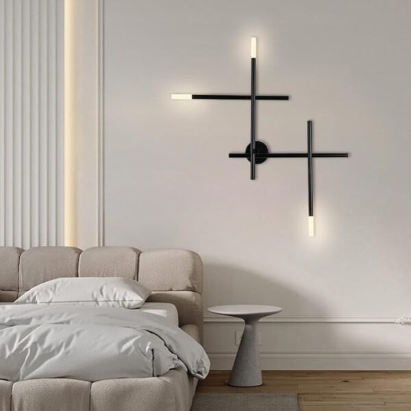 Modern Cross Line Wall Lamp Industrial Retro Wall Sconce Indoor Decorative Lighting Fixtures ，for Bedroom - Image 4