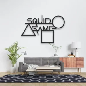 Squid Game Style Wooden Wall Decor