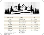 Wooden Mountain Wall Art, Metal Pine Tree Wall Decor, Mountain Decor, Natural Wall Art for Living Room, Bedroom, Bathroom, Kitchen, Outdoor| - Image 5