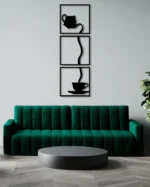 Tea Cup Wooden Wall Art Frame - Image 4