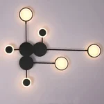 Modern LED wall sconce lighting for living room, hallway decoration, clock background lamp, home interior decoration lighting fixture - Image 3