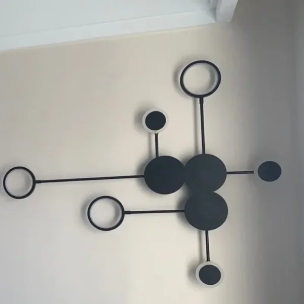 Modern LED wall sconce lighting for living room, hallway decoration, clock background lamp, home interior decoration lighting fixture - Image 4