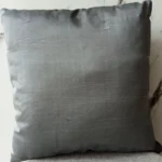 Luxury Jacquard Grey Velvet Cushion Cover – Patterned Design - Image 3