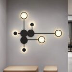 Modern LED wall sconce lighting for living room, hallway decoration, clock background lamp, home interior decoration lighting fixture