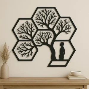 Tree 6-Piece Decorative Wooden Wall Art