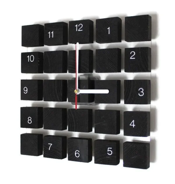 Dice Wooden Wall Clock