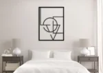 Love line drawings,Wooden wall decoration, wall decoration made of Wooden , wall picture made of Wood - Image 2