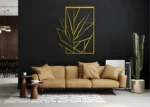 Window shaped branches wall decor - Rustic design with dried tree branches pattern on rectangular Wooden panel - Home decor gift - Wall art - Image 4