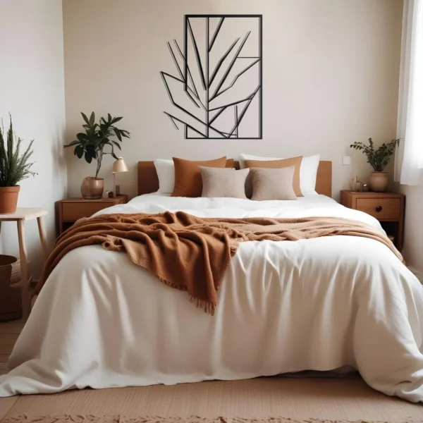 Window shaped branches wall decor - Rustic design with dried tree branches pattern on rectangular Wooden panel - Home decor gift - Wall art - Image 5