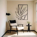 Window shaped branches wall decor - Rustic design with dried tree branches pattern on rectangular Wooden panel - Home decor gift - Wall art - Image 2