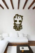 Baby Groot wall  art decor Wooden wall hanging - Image 2