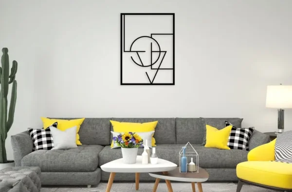Love line drawings,Wooden wall decoration, wall decoration made of Wooden , wall picture made of Wood - Image 4