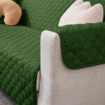 Ultrasonic Quilted Sofa Cover Green - Image 3