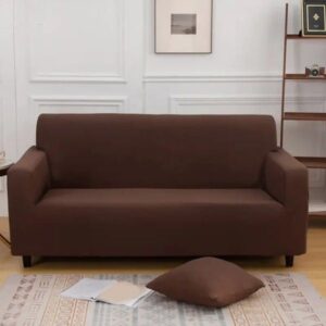 sofa cover browm