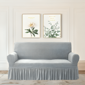 TURKISH STYLE SOFA COVERS - SILVER GREY