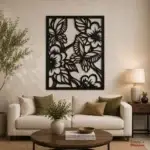 Luxury Butterfly Floral Wall Art for Modern Home Decor 06