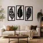 Luxury Leaf Wall Art Set for Modern Home Decor 09